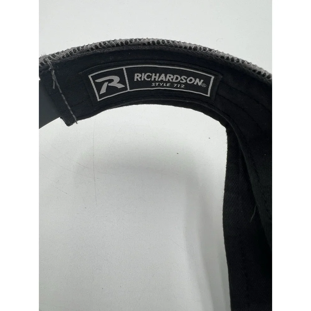 Dariy O Richardson 712 Black Adjustable Sun Visor Hat Golf Tennis OSFM